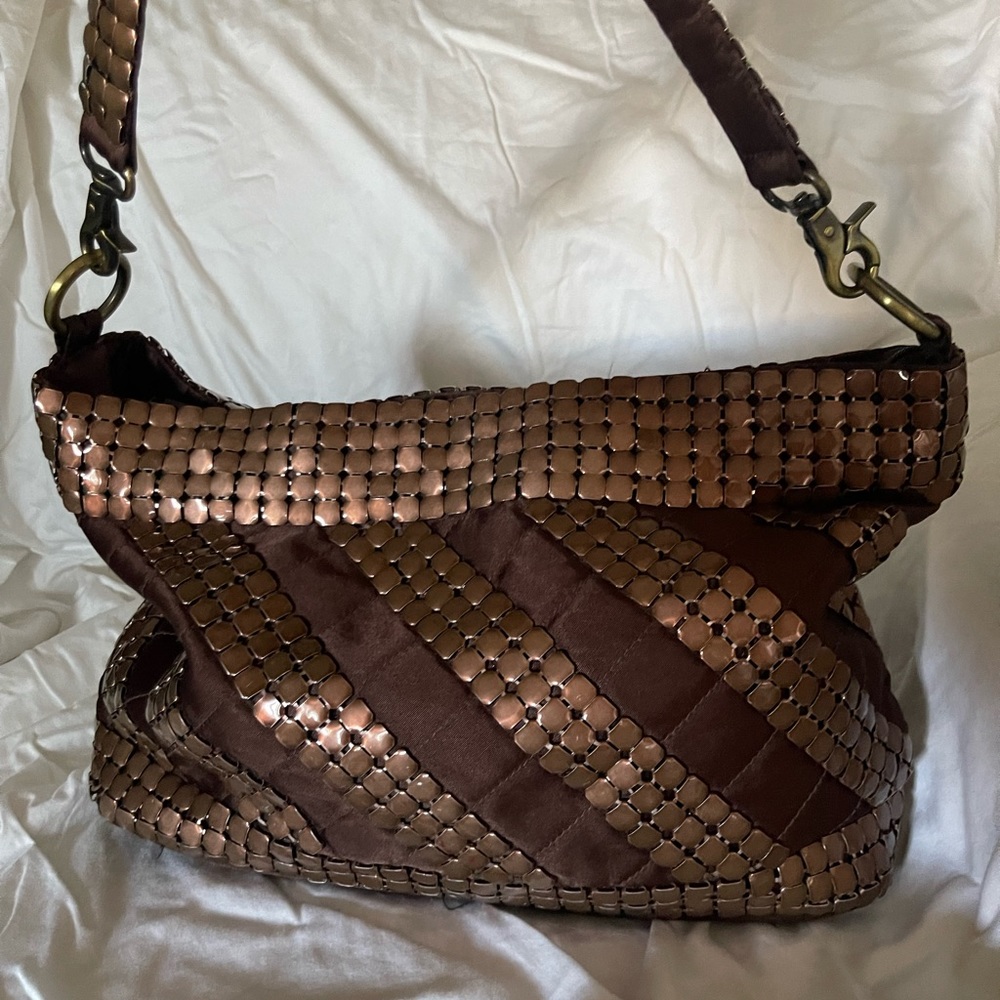 Brown shoulder bag